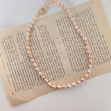 2 Ways Baroque Pearls Necklaces - Pink