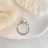 S925 Vine Pearls Ring