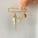 Pearls Pin Brooch