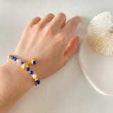 Lapis Lazuli Astronaut Pearls Bracelets
