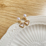 Diamond Pearls Earrings