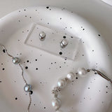Branch Baroque Pearls Bracelets - Silver