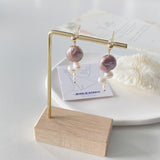 Rose Baroque Pearls Earrings