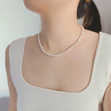 6-6.5mm Freshwater AK Pearls Necklaces