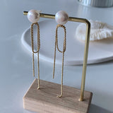 Tassels Pearls Earrings