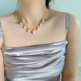 Vantage Lace Pearls Necklaces