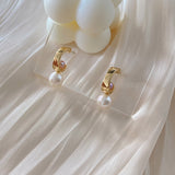 Dual Pearls Earrings