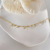 Topaz Tassels Pearls Bracelets