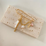 Pearls Pin Brooch