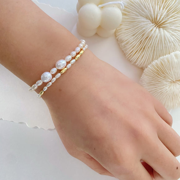 Two Layers Pearls Bracelets