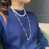 Starry Pearls Long Necklaces