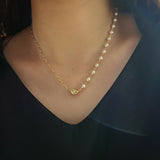 Bean Starry Pearls Necklace