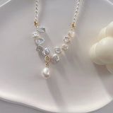 Blossom Floral Baroque Pearls Necklaces