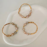 Branch Pearls Bracelet - Gold