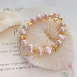 Pink Sunny Pearls Bracelets
