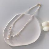 Blossom Floral Baroque Pearls Necklaces