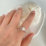 S925 Vine Pearls Ring