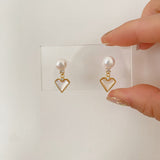 Diamond Pearls Earrings