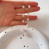 Water Drops Pearls Earring