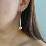 Long Shine Baroque Pearls Earring